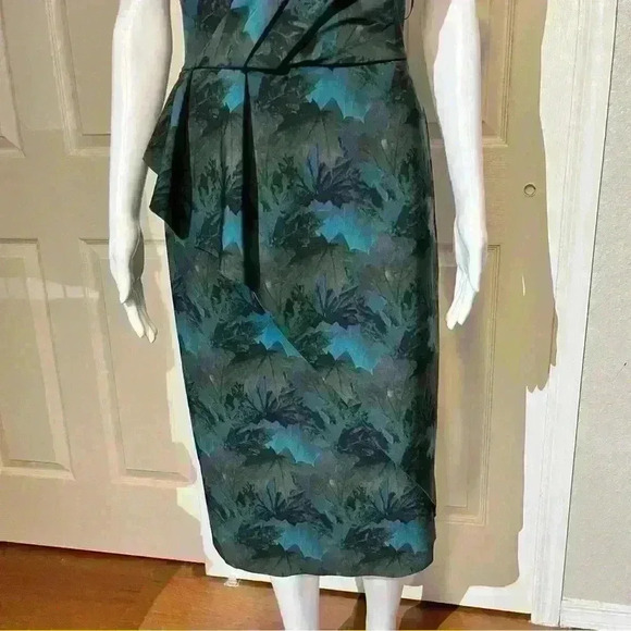 Chiara Boni La Petite Robe Phillida Floral Sheath Cocktail Dress Italy 46 - Picture 9 of 14